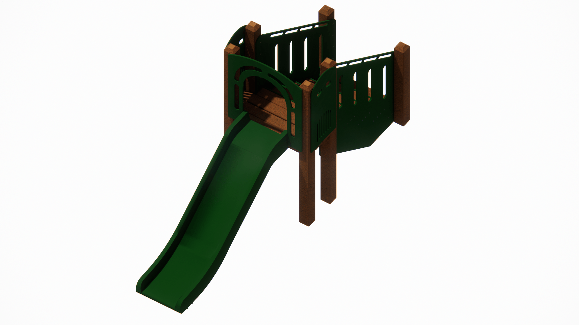 48" Freestanding Poly Straight Slide - Image 2