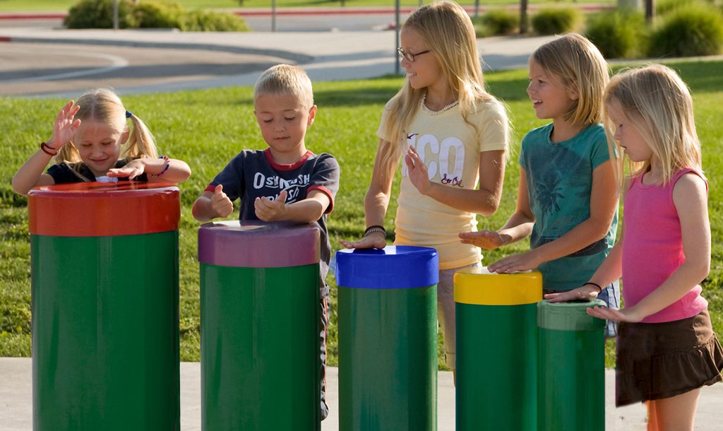 Tuned Drums - outdoor musical instrument - 2
